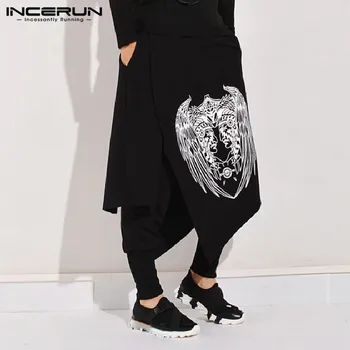 INCERUN Fashion Men Harem Pants Printed Streetwear Elastic Waist Punk Style Trousers Men Joggers Casual Skirts Pants Harajuku
INCERUN Fashion Men Harem Pants Printed Streetwear Elastic Waist Punk Style Trousers Men Joggers Casual Skirts Pants Harajuku