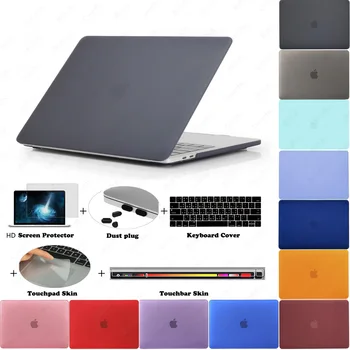 13" Pro 2020 Touchbar Case Matte crystal Cover Keyboard Touchpad Skin Screen protector Dust Plug for 13.3 Macbook A2289 A2251
13" Pro 2020 Touchbar Case Matte crystal Cover Keyboard Touchpad Skin Screen protector Dust Plug for 13.3 Macbook A2289 A2251