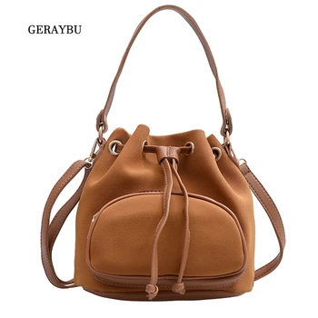 2019 New Fashion Bucket Shoulder Bag Cloth Simple Lady Handbag With Youth Personality Frosted Small Bag Exquisite Brown Wild
2019 New Fashion Bucket Shoulder Bag Cloth Simple Lady Handbag With Youth Personality Frosted Small Bag Exquisite Brown Wild