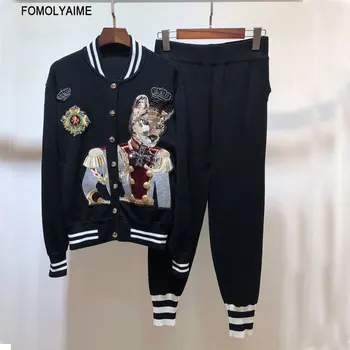 2019 Autumn Winter 2 Pieces Sets New Women Embroidered Knitted Sweaters and Pants Set Long Sleeve Suit
2019 Autumn Winter 2 Pieces Sets New Women Embroidered Knitted Sweaters and Pants Set Long Sleeve Suit