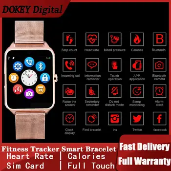 Z60 Smart Watch Men Sim Card Fitness Tracker Bracelet 1.54" Bluetooth Music Waterproof IP67 Activity Tracker Color Screen Step
Z60 Smart Watch Men Sim Card Fitness Tracker Bracelet 1.54" Bluetooth Music Waterproof IP67 Activity Tracker Color Screen Step