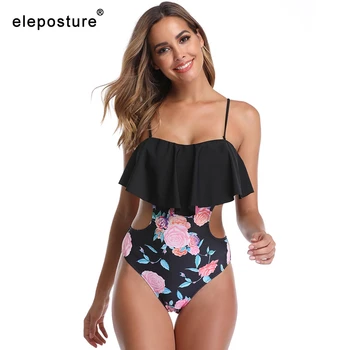 Sexy Ruffle Swimsuit 2020 New One Piece Swimsuit Women Printed Swimwear Female Monokini Backless Bathing Suits Summer Beach Wear
Sexy Ruffle Swimsuit 2020 New One Piece Swimsuit Women Printed Swimwear Female Monokini Backless Bathing Suits Summer Beach Wear