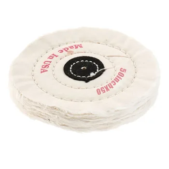 5inch 50 Layer Cotton Cloth Buffing Wheel Pad Polishing Jewelry Accessories For Non-metallic Materials
5inch 50 Layer Cotton Cloth Buffing Wheel Pad Polishing Jewelry Accessories For Non-metallic Materials