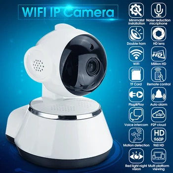 HD 720P Wireless Pan Tilt WiFi IP Camera Security Surveillance CCTV Network IR Night Vision Kit WIFI Webcam 6pcs one set
HD 720P Wireless Pan Tilt WiFi IP Camera Security Surveillance CCTV Network IR Night Vision Kit WIFI Webcam 6pcs one set