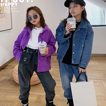 2020 Autumn Teen Girls Clothing Set Casual Daisy Embroidery Denim Jackets T Shirt Jeans 3pcs Kids Sport Suit for Girls Outfits
2020 Autumn Teen Girls Clothing Set Casual Daisy Embroidery Denim Jackets T Shirt Jeans 3pcs Kids Sport Suit for Girls Outfits