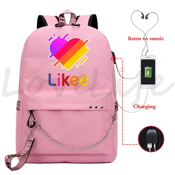Likee Video Backpack USB Charging Backpack Likee Live Bag Daily Backpack Travel Backpack Girls School Bags School Shoulders Bag
Likee Video Backpack USB Charging Backpack Likee Live Bag Daily Backpack Travel Backpack Girls School Bags School Shoulders Bag