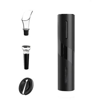 CSS Electric Wine Opener Set Electric Corkscrew Bottle Opener with Tin Cutting Tools and Stopper
CSS Electric Wine Opener Set Electric Corkscrew Bottle Opener with Tin Cutting Tools and Stopper