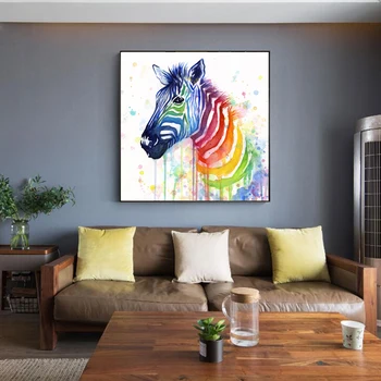 Watercolor Zebra Canvas Paintings Abstract Animals Posters and Prints Cuadros Wall Art Pictures for Living Room Home Decoration
Watercolor Zebra Canvas Paintings Abstract Animals Posters and Prints Cuadros Wall Art Pictures for Living Room Home Decoration