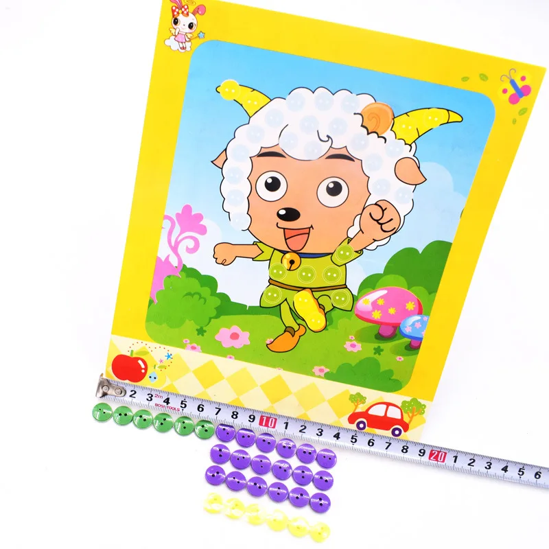 Button Art DIY Material Box Kindergarten Stickers Creative Painting Dollar Store Two Yuan Shop Supply of Goods Wholesale
Button Art DIY Material Box Kindergarten Stickers Creative Painting Dollar Store Two Yuan Shop Supply of Goods Wholesale