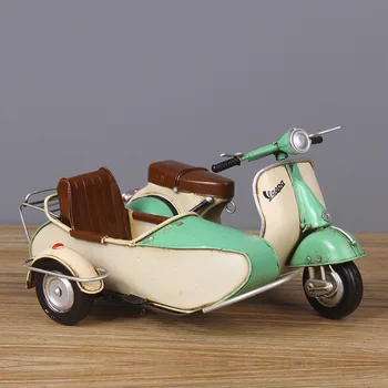 Iron Vintage Partial Tricycle Motorcycle Model Decoration Sidecar Motorcycle Metal Crafts Motorbike Motor Toys for Children
Iron Vintage Partial Tricycle Motorcycle Model Decoration Sidecar Motorcycle Metal Crafts Motorbike Motor Toys for Children