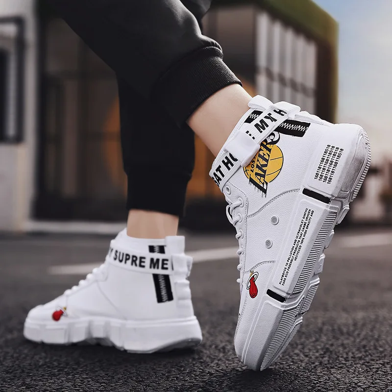 Autumn Hight-top Shoe Men's Korean-style Trend Casual Board Shoes Men's Air Force One AJ1 MEN'S SHOES COUPLE'S Shoes with Mandar 
Autumn Hight-top Shoe Men's Korean-style Trend Casual Board Shoes Men's Air Force One AJ1 MEN'S SHOES COUPLE'S Shoes with Mandar