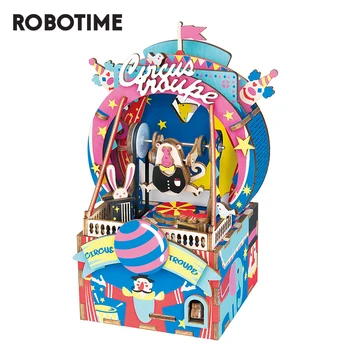 Robotime DIY Music Box 3D Wooden Puzzle Game Assembly Model Building Kits Musical Toys for Children Birthday Gift AMD41
Robotime DIY Music Box 3D Wooden Puzzle Game Assembly Model Building Kits Musical Toys for Children Birthday Gift AMD41