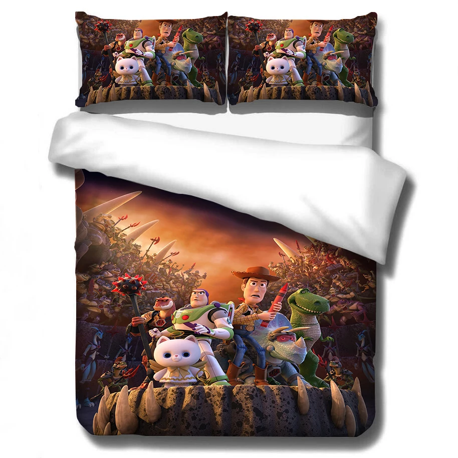 Toy Story bedding sets bed sheet duvet cover and pillowcase luxury bedding Home textiles 3d digital printing boys bedding (5)