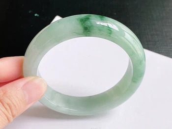 Free Certificate Natural Burmese Jadeite 54-64mm Light Color Two-color Bracelet Elegant Princess Jewelry Best Gift Present
Free Certificate Natural Burmese Jadeite 54-64mm Light Color Two-color Bracelet Elegant Princess Jewelry Best Gift Present