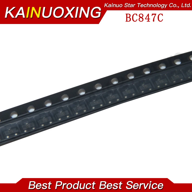 100 шт. BC847C SOT23 BC847 847C SOT SMD SOT-23 1G транзистор новый и оригинальный | Электронные