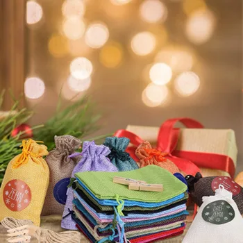 Christmas Candy Bag 1-24 Advent Calendar Bundle Cotton Linen Gift Bag Set 24-color Countdown Calendar Christmas Gift Bag Set
Christmas Candy Bag 1-24 Advent Calendar Bundle Cotton Linen Gift Bag Set 24-color Countdown Calendar Christmas Gift Bag Set