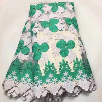 2019 lovely with rhinestones african guipure lace beaded net fabric 5 yards top brode african cord lace fabric for party dress 
2019 lovely with rhinestones african guipure lace beaded net fabric 5 yards top brode african cord lace fabric for party dress