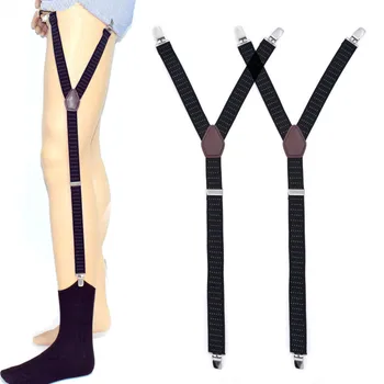 Mens Fashion Shirt Stays Garters Y Shape Military Adjustable Elastic Shirt Holders Straps Sock Non-slip Clamps Leg Suspenders
Mens Fashion Shirt Stays Garters Y Shape Military Adjustable Elastic Shirt Holders Straps Sock Non-slip Clamps Leg Suspenders