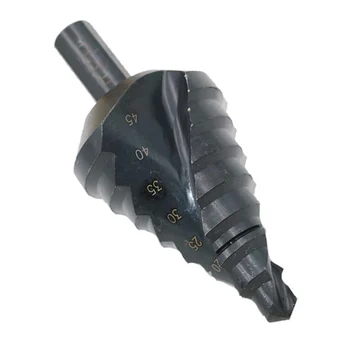 10-45mm HSS Spiral Grooved Step Drill Bit Nitriding Black Groove Core Hole Cutter Bit Triangle Round Handle 10-45mm
10-45mm HSS Spiral Grooved Step Drill Bit Nitriding Black Groove Core Hole Cutter Bit Triangle Round Handle 10-45mm