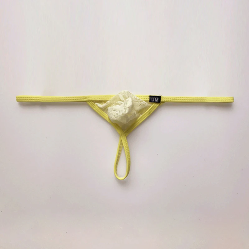 Men's Lace G-Strings Sexy Transparent Thong Low Waist Breathable Stretch Underwear Solid Color Underpants
Men's Lace G-Strings Sexy Transparent Thong Low Waist Breathable Stretch Underwear Solid Color Underpants