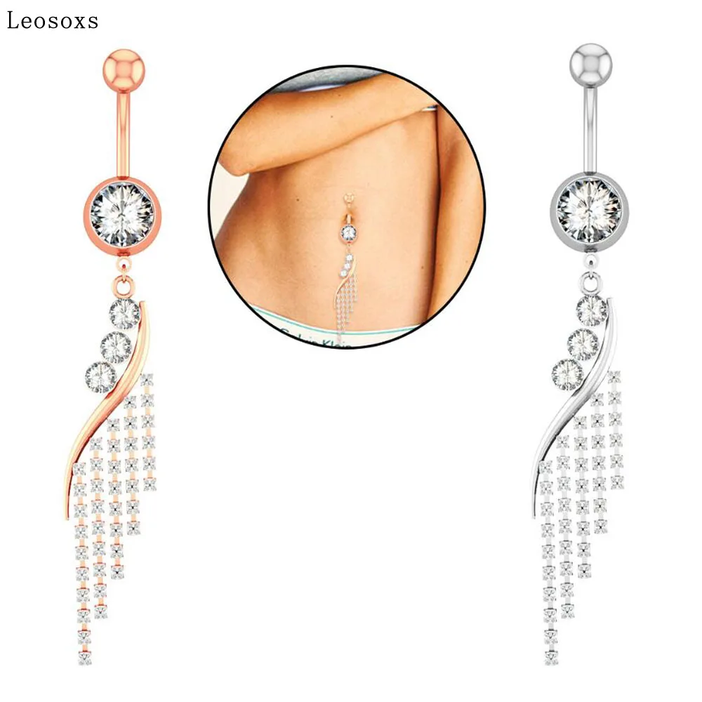 Leosoxs 1piece Hot sale new tassel belly button ring belly button nail piercing jewelry hot sale
Leosoxs 1piece Hot sale new tassel belly button ring belly button nail piercing jewelry hot sale