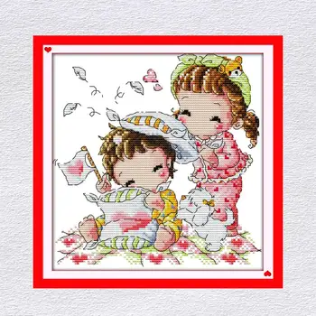 Joy Sunday Cross Stitch Kits 14ctEmbroidery Bestime Now Cartoon Pattern Needlework Set Counted Cross Stitch Printed Cross Stitch
Joy Sunday Cross Stitch Kits 14ctEmbroidery Bestime Now Cartoon Pattern Needlework Set Counted Cross Stitch Printed Cross Stitch