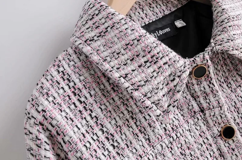 2019 Autumn Versatile Elegant Collage Long Sleeve Fold-down Collar Straight-Cut WOMEN'S Jacket
2019 Autumn Versatile Elegant Collage Long Sleeve Fold-down Collar Straight-Cut WOMEN'S Jacket
