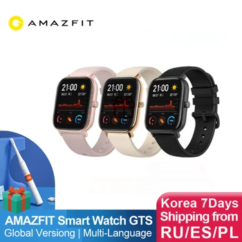Global Version NEW Amazfit GTS Smart Watch 5ATM Waterproof Swimming Smartwatch Battery Music Control IOS Phone for xiaomi
Global Version NEW Amazfit GTS Smart Watch 5ATM Waterproof Swimming Smartwatch Battery Music Control IOS Phone for xiaomi