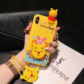 Cases For Vivo V11i Y90 Y91c Y95 Y93 Y12 Y17 Y15 2019 Cover Pooh Bear Lean With Folding Bracket Kickstand Lanyrd Shell 
Cases For Vivo V11i Y90 Y91c Y95 Y93 Y12 Y17 Y15 2019 Cover Pooh Bear Lean With Folding Bracket Kickstand Lanyrd Shell