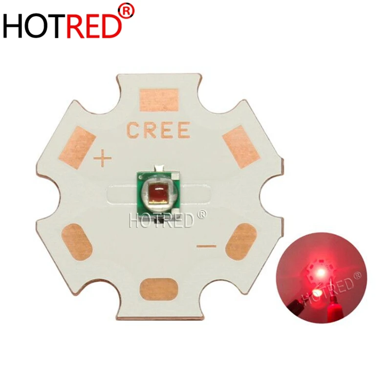 

10pcs 1W 3W Cree XLamp XPE XP-E Far Red 730nm High Power LED Beads 1.9-2.4V 350-1000mA Plant Grow LED Emitter Bulb Lamp Lighting
