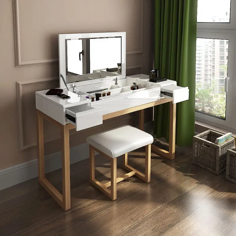Northern European-Style Modern Solid Wood Dresser Simple Small Apartment Bedroom Furniture Network Red INS Flip Multi-functional
Northern European-Style Modern Solid Wood Dresser Simple Small Apartment Bedroom Furniture Network Red INS Flip Multi-functional