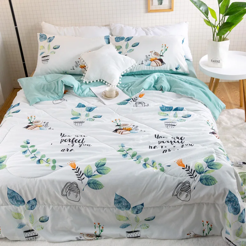 Summer Printed Washed Cotton Summer Quilt One-Piece Students Dormitory Single Bed Airable Cover 1.8m m 2 M Double Nap Was
Summer Printed Washed Cotton Summer Quilt One-Piece Students Dormitory Single Bed Airable Cover 1.8m m 2 M Double Nap Was