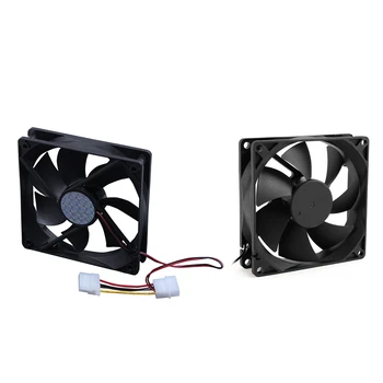 2Pcs Sleeve Bearing Cooling Fan for PC Case CPU Cooler - 120Mm x 25Mm DC 24V 4Pin & 92Mm x 25Mm 24V 2Pin
2Pcs Sleeve Bearing Cooling Fan for PC Case CPU Cooler - 120Mm x 25Mm DC 24V 4Pin & 92Mm x 25Mm 24V 2Pin