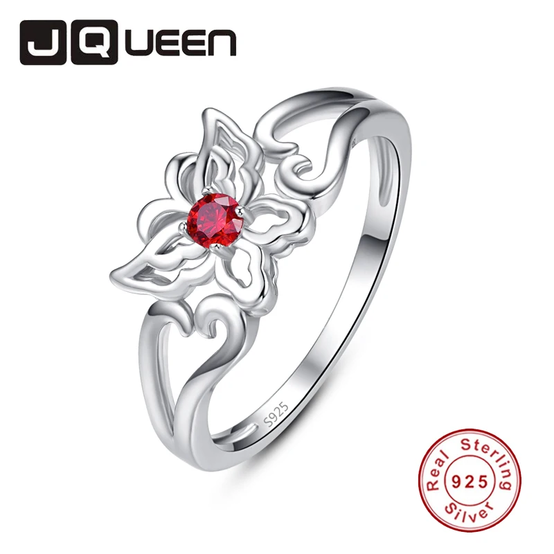 JQUEEN Round Ruby Openwork Butterfly Rings for Women Silver Ring 925 Jewelry Pave Setting Crystal Jewelry Bijoux Femme
JQUEEN Round Ruby Openwork Butterfly Rings for Women Silver Ring 925 Jewelry Pave Setting Crystal Jewelry Bijoux Femme