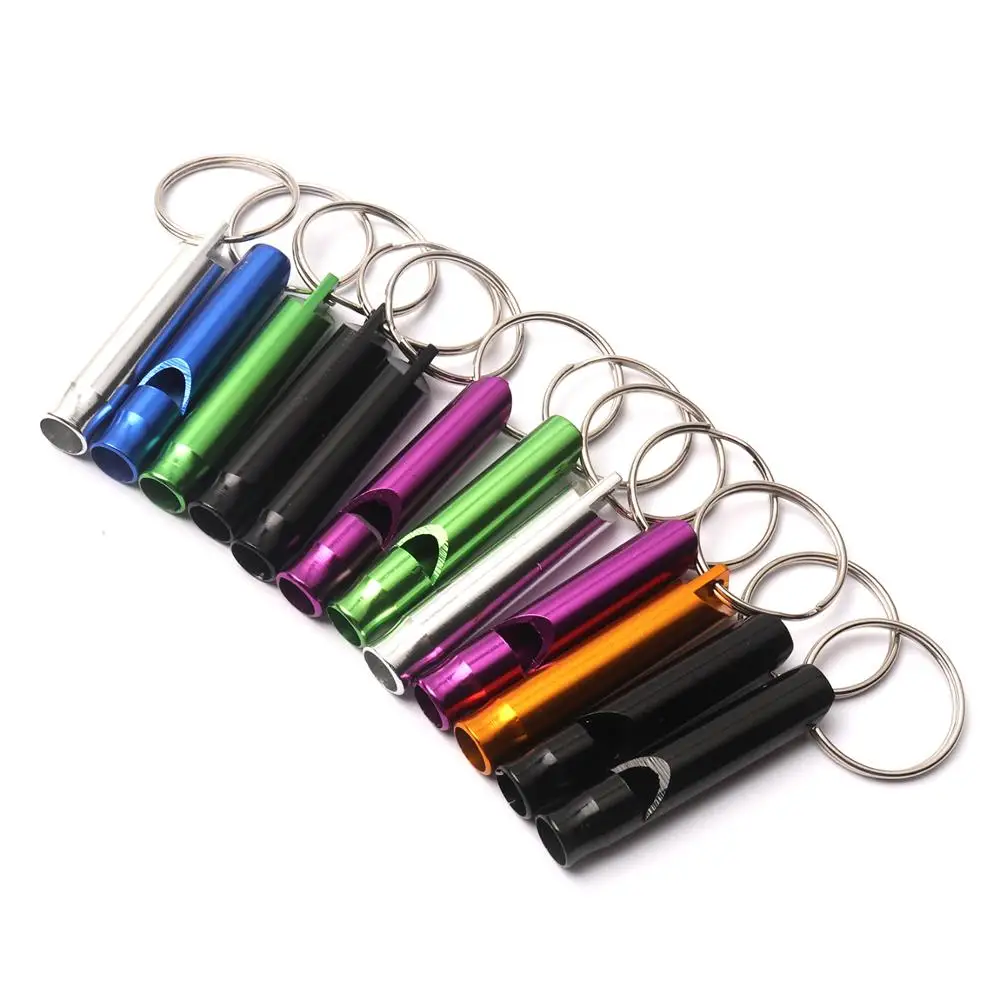 50PCS Mini 45mm Aluminum Alloy Outdoor Survival Whistle Keychain Multifunctional For Camping Hiking Training Whistle Tools
50PCS Mini 45mm Aluminum Alloy Outdoor Survival Whistle Keychain Multifunctional For Camping Hiking Training Whistle Tools