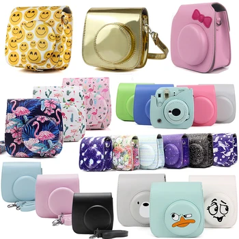 Fujifilm Instax Mini Camera Bag ColorfuI Instant Camera Accessorie PU Leather Case With Shoulder Strap For Instax Mini 9 Min8 8+ 
Fujifilm Instax Mini Camera Bag ColorfuI Instant Camera Accessorie PU Leather Case With Shoulder Strap For Instax Mini 9 Min8 8+