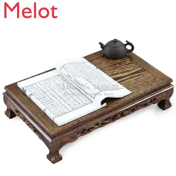 Chicken wing wood rectangular small tea table floating window tea table Chinese style red wooden table tatami low table
Chicken wing wood rectangular small tea table floating window tea table Chinese style red wooden table tatami low table