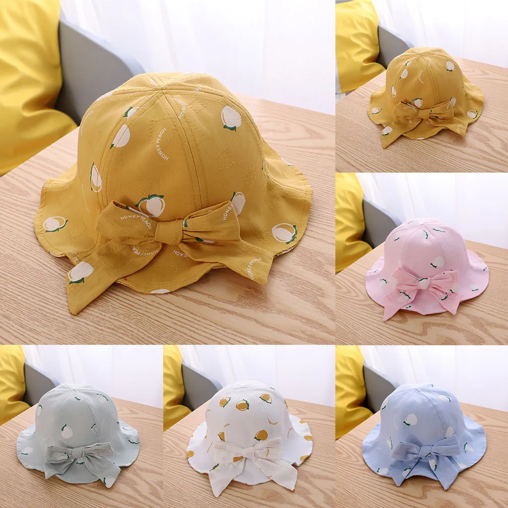 2020 New Fashion Children Summer Hats Bow Fruit Sun Princess Protection Bucket Cap Sun Visor UV Protection Hat
2020 New Fashion Children Summer Hats Bow Fruit Sun Princess Protection Bucket Cap Sun Visor UV Protection Hat