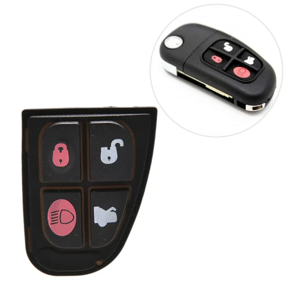 1PCS Hot Selling High Quality Black 4 Button Rubber Pad Remote Key Fob Replacement for Jaguar S X XJ XK TYPE
1PCS Hot Selling High Quality Black 4 Button Rubber Pad Remote Key Fob Replacement for Jaguar S X XJ XK TYPE