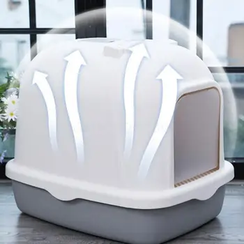 Cat litter basin fully enclosed deodorant anti-splash cat toilet drawer double deodorant large super cat pot pull
Cat litter basin fully enclosed deodorant anti-splash cat toilet drawer double deodorant large super cat pot pull