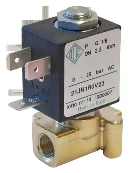 ODE Italy 2/2 Way NC Direct Acting G1/8" DN2.3mm AC230V AC120V 50HZ 25bar Water Fluid Air Steam General Purpose Solenoid Valve
ODE Italy 2/2 Way NC Direct Acting G1/8" DN2.3mm AC230V AC120V 50HZ 25bar Water Fluid Air Steam General Purpose Solenoid Valve