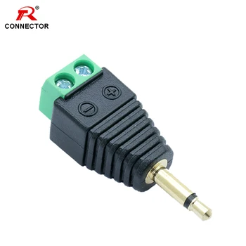 50pcs Mono 3.5mm 1/8" Jack Connector, AV Balun Connector, Gold plated male plug 
50pcs Mono 3.5mm 1/8" Jack Connector, AV Balun Connector, Gold plated male plug
