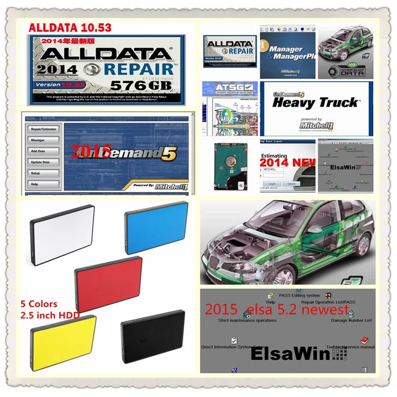 2020 Alldata software Auto repair All data 10.53+ mit//chell OD5 2015+ElsaWin6.0+Vivid workshop data+atsg usb3.0 26in1tb hdd
2020 Alldata software Auto repair All data 10.53+ mit//chell OD5 2015+ElsaWin6.0+Vivid workshop data+atsg usb3.0 26in1tb hdd