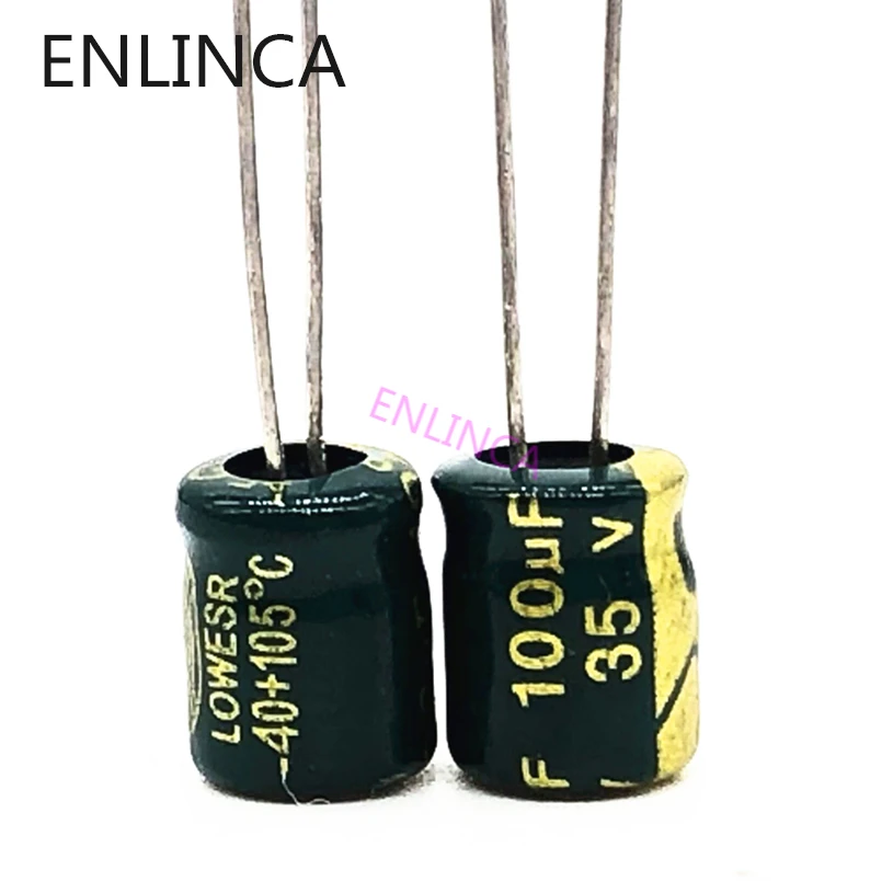 20pcs/lot S31 Low ESR/Impedance high frequency 35v 100UF aluminum electrolytic capacitor size 6*7 100UF35V 20%
20pcs/lot S31 Low ESR/Impedance high frequency 35v 100UF aluminum electrolytic capacitor size 6*7 100UF35V 20%