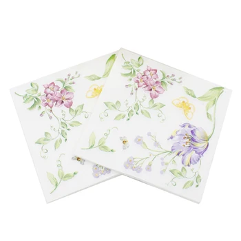 100 Pcs Printed Feature Flower Pattern Paper Napkins For Event & Party Decoration Tissue Paper Towels Daily Necessities
100 Pcs Printed Feature Flower Pattern Paper Napkins For Event & Party Decoration Tissue Paper Towels Daily Necessities