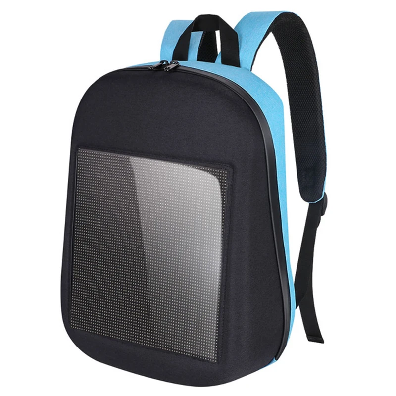 LJL-Fashion Waterproof Wifi Version Smart Led Screen Dynamic Backpack Diy Light City Walking Outdoor Climb Bags Advertising Back
LJL-Fashion Waterproof Wifi Version Smart Led Screen Dynamic Backpack Diy Light City Walking Outdoor Climb Bags Advertising Back