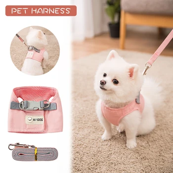 Adjustable Dog Harness Vest Soft Breathable Harness Leash Set Outdoor Walking Chest Strap For Small Medium Dogs Pet Accessories
Adjustable Dog Harness Vest Soft Breathable Harness Leash Set Outdoor Walking Chest Strap For Small Medium Dogs Pet Accessories