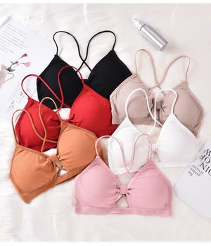 Cotton Bras For Women Top Underwear Seamless Tube Top Back Hollow Lingerie Wire Free Intimates Bandage Sexy Bralette
Cotton Bras For Women Top Underwear Seamless Tube Top Back Hollow Lingerie Wire Free Intimates Bandage Sexy Bralette