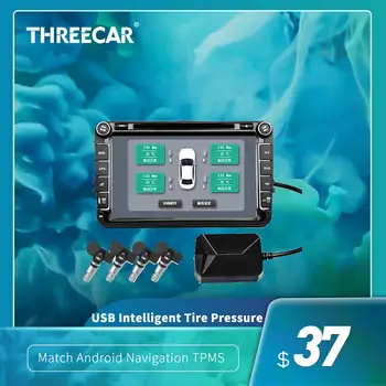 USB TPMS Tire Pressure Monitoring System Android Tire Pressure Monitor Wireless Transmission 4 Internal for Most Vehicles TPMS
USB TPMS Tire Pressure Monitoring System Android Tire Pressure Monitor Wireless Transmission 4 Internal for Most Vehicles TPMS