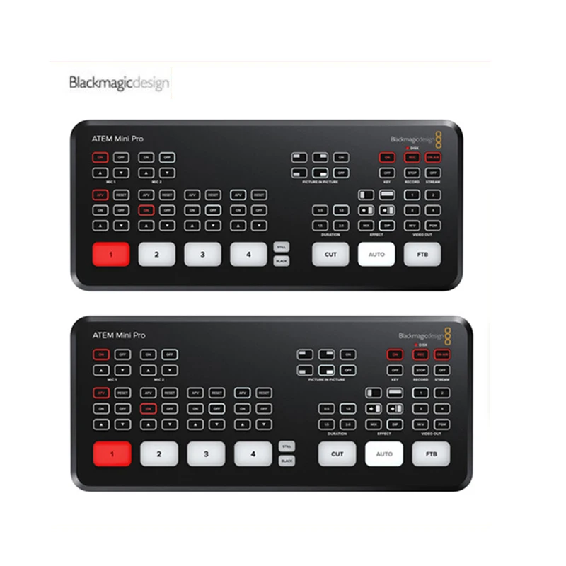 In Stock Original Blackmagic Design ATEM Mini Pro / ATEM Mini HDMI Live Stream Switcher Multi-view and Recording New Features
In Stock Original Blackmagic Design ATEM Mini Pro / ATEM Mini HDMI Live Stream Switcher Multi-view and Recording New Features